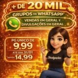 🔥Canal Crystal Divulgações lista + de 20mil grupos whatsapp apenas 9,99🔥
