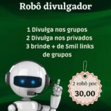 ROBÔS R$30,00 REDE SOCIAL
