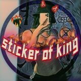Sticker of king