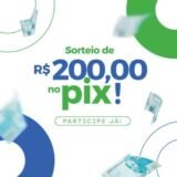 Divulgação da rifa de formatura prêmio de 200$ no pix