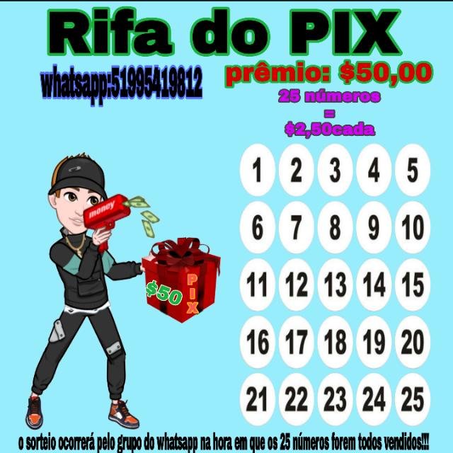 Grupo De WhatsApp RIFA PIX De 💸50,00💸 - Link De Grupo