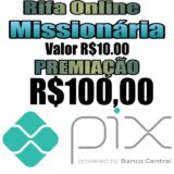 RIFA MISSIONÁRIA #01 PREMIAÇÃO R$100