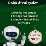 3 ROBÔS DIVULGADOR R$30