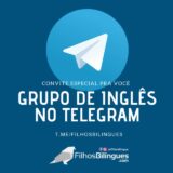 Inglês no telegram